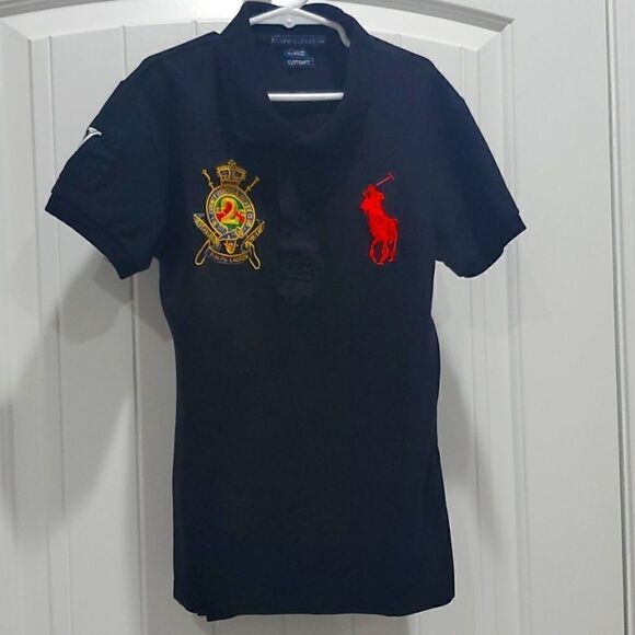 Ralph Lauren Children's Polo, with Logos, Size Medium - Picture 1 of 5